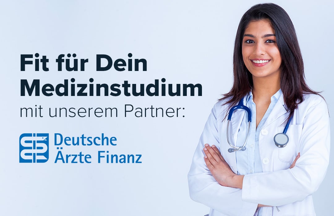 Fit für Dein Medizinstudium – gemeinsam mit unserem Kooperationspartner